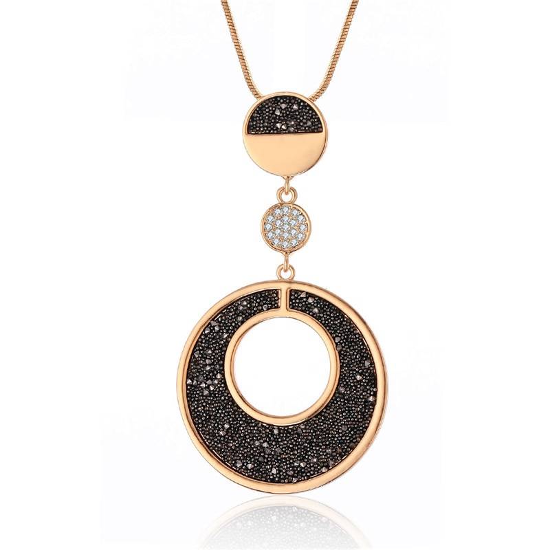 Simple Big Round Pendant and Necklace Clearance 8d255f28538fbae46aeae7: Gold|Rose Gold|Silver