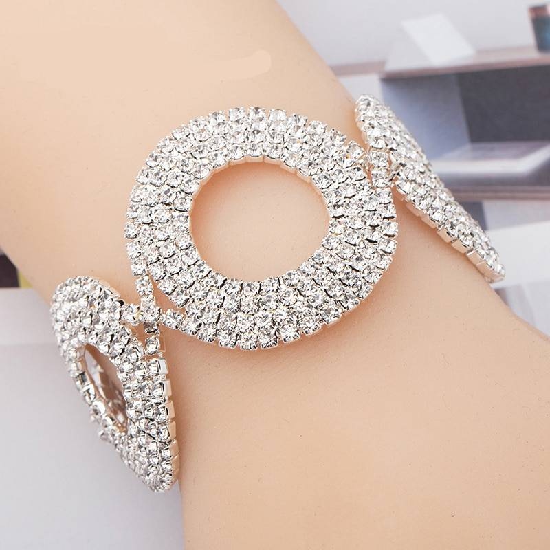 VAQUEROS – Rhinestone Silver Plated Crystal Bracelets Uncategorized 8d255f28538fbae46aeae7: Gold-color|Silver Plated
