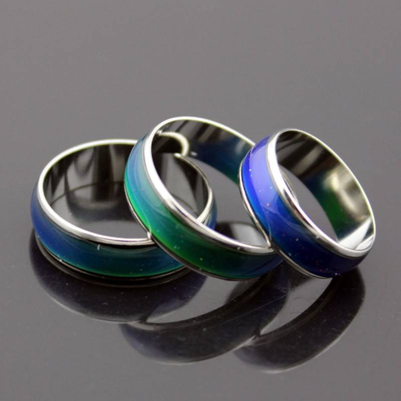 ARIEL – Cute Color Changing Metal Unisex Ring Men Men Rings Rings size: 10|6|7|8|9