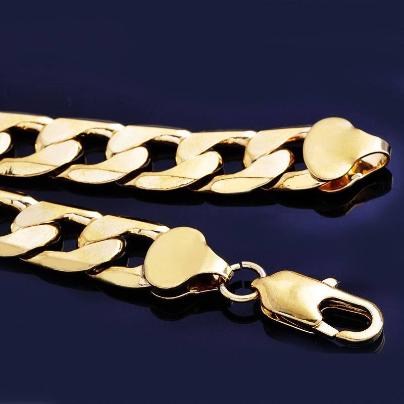 JAVIER – Men’s Gold Twisted Anchor Chain Necklace Men Necklaces Necklaces