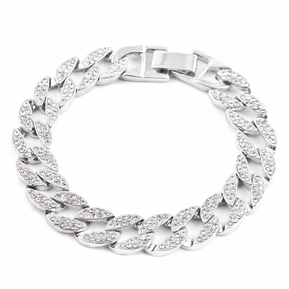 KNOX – Men’s Luxury Iced Out Rhinestone Bracelet Men Men Bracelets 8d255f28538fbae46aeae7: Gold|Silver