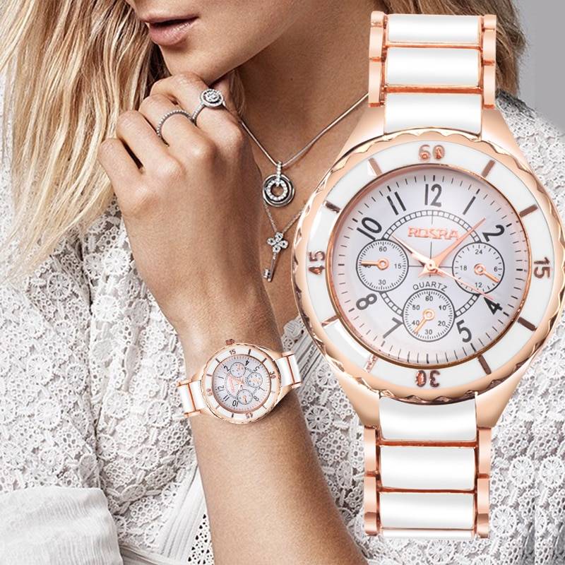 SOPHIA – Stainless Steel Fashion Watch For Women Watches color: rose gold
