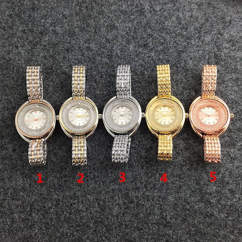 GAIL – Rhinestone Stainless Steel Bracelet Women Watch Watches color: as the picture|As the picture|As the picture|As the picture|As the picture