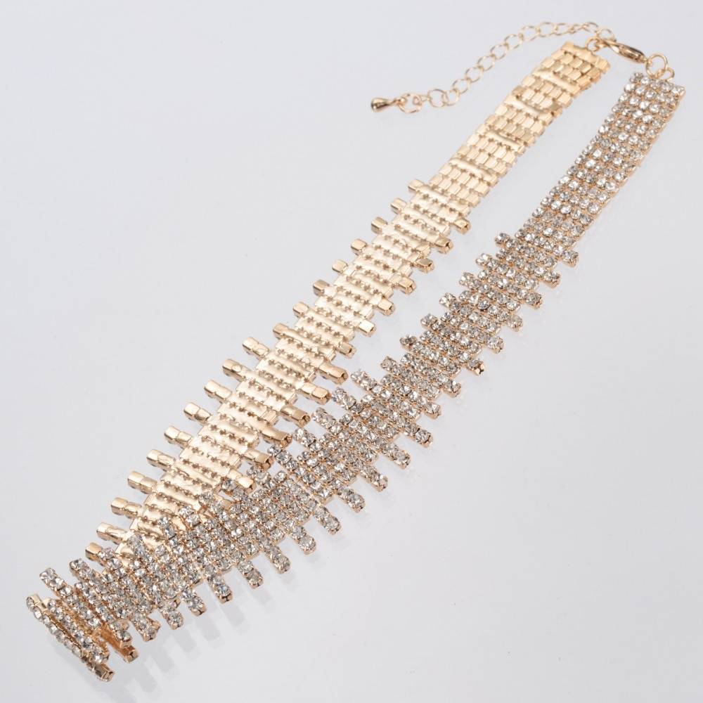 KIMORA – Rhinestone Statement Necklace Clearance 8d255f28538fbae46aeae7: Gold-color|Silver Plated