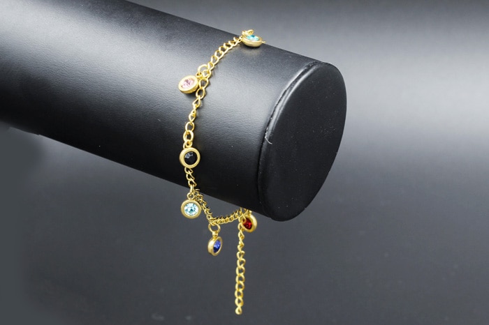 GRACIE – Stainless Steel Colorful Crystal Anklet Anklets 8d255f28538fbae46aeae7: BR203701G|BR203801G|BR203901G|BR204001G|BR204101G|BR204201G|BR204301G|BR204401G|BR204501G|BR204601G