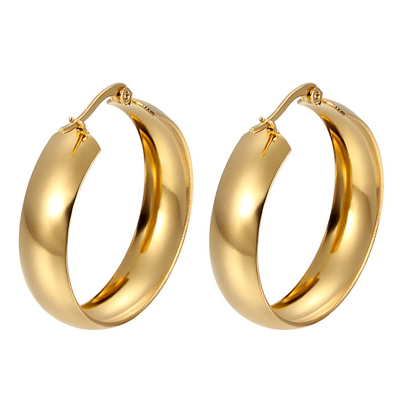 MIA – Trendy Stainless Steel Big Hoop Earrings Earrings Hoop Earrings 8d255f28538fbae46aeae7: A1531-Gold|A1531-Silver|A1532-Gold|A1532-Silver|A1533-Gold|A1533-Silver