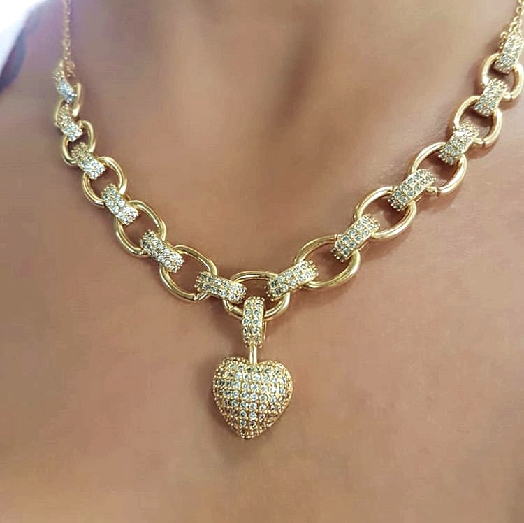 STERN Cubic Zirconia Heart Shape Jewellery Set Clearance 8d255f28538fbae46aeae7: Gold Jewelry Sets|Gold one Bracelet|Gold one necklace|silver Jewelry Sets|silver one Bracelet|silver one necklace