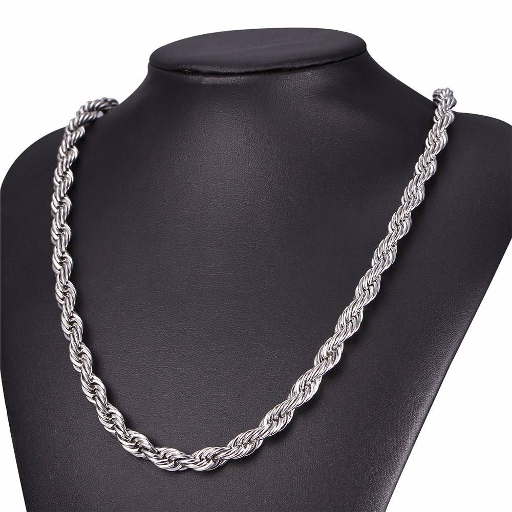 Thick Twisted Rope Braided Men's Chain