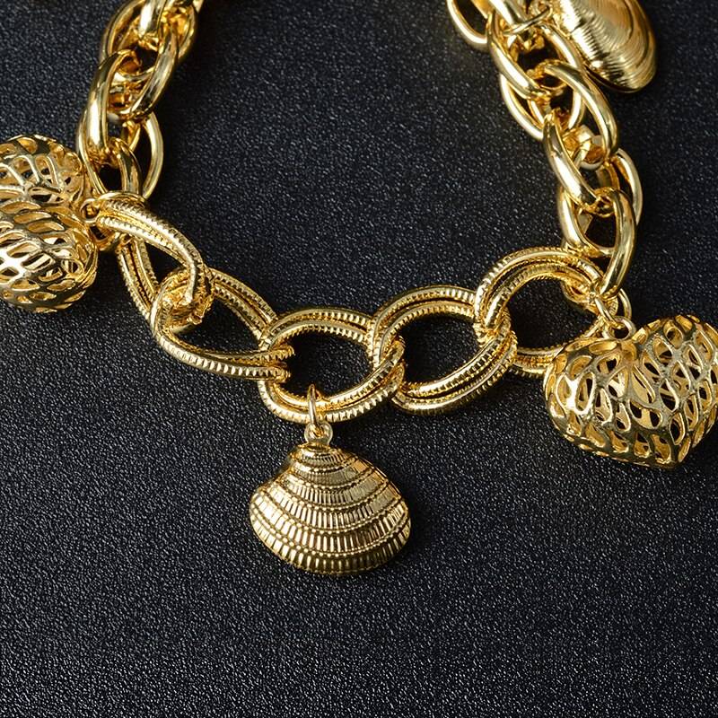 Sunny Jewelry Fashion Jewelry Gold Charm Bracelets For Women Hand Chains Link Chain ball Bracelet High Quality For Party Gift Uncategorized 8d255f28538fbae46aeae7: Bracelets|Bracelets S