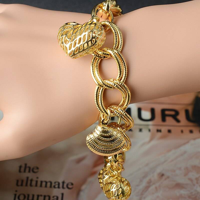 Sunny Jewelry Fashion Jewelry Gold Charm Bracelets For Women Hand Chains Link Chain ball Bracelet High Quality For Party Gift Uncategorized 8d255f28538fbae46aeae7: Bracelets|Bracelets S