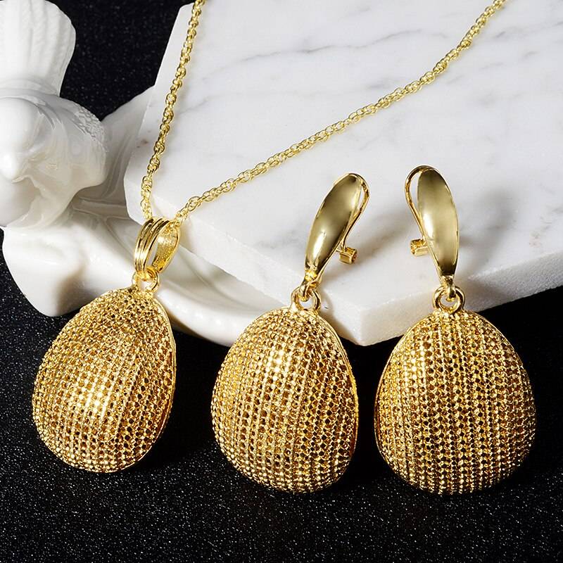 Sunny Jewelry Fashion Jewelry Sets For Women Earrings Pendant Hollow 2021 Jewelry Sets For Wedding Party Gifts Trend Set Gift Uncategorized 8d255f28538fbae46aeae7: Jewelry Set G|Jewelry Set S