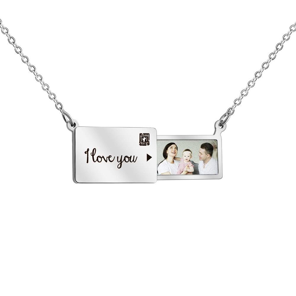 Custom Photo Necklace Personalized Picture Envelope Pendant Necklaces for Women Family Memory Gift Uncategorized 8d255f28538fbae46aeae7: Gold|Rose Gold|Silver