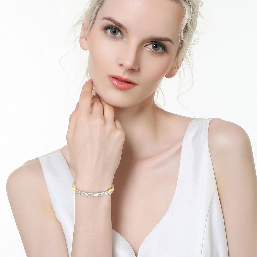 Fashion Gold Bracelet Bangles Femme Crystal Jewelry Stainless Steel Cuff Bangles For Women Charming Cz Bracelets Bangle Uncategorized 8d255f28538fbae46aeae7: Gold|Silver|SU1024-G|SU1024-RG|SU1024-S|SU1025-G|SU1025-RG|SU1025-S|SU1219-2|SU1219-3|SU1220