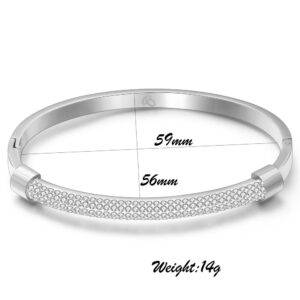 Fashion Gold Bracelet Bangles Femme Crystal Jewelry Stainless Steel Cuff Bangles For Women Charming Cz Bracelets Bangle Uncategorized 8d255f28538fbae46aeae7: Gold|Silver|SU1024-G|SU1024-RG|SU1024-S|SU1025-G|SU1025-RG|SU1025-S|SU1219-2|SU1219-3|SU1220 