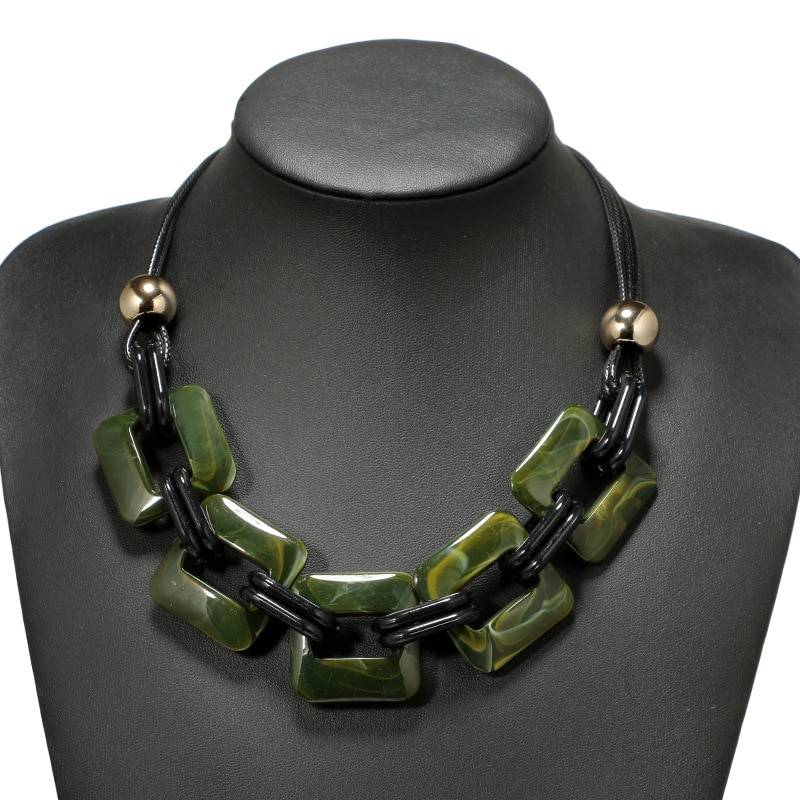 Find Me Fashion Power Leather Cord Statement Necklace & Pendants Vintage Weaving Collar Choker Necklace For Women Jewelry Handmade 8d255f28538fbae46aeae7: Black|Brown|Color|Dark blue|Green|Red