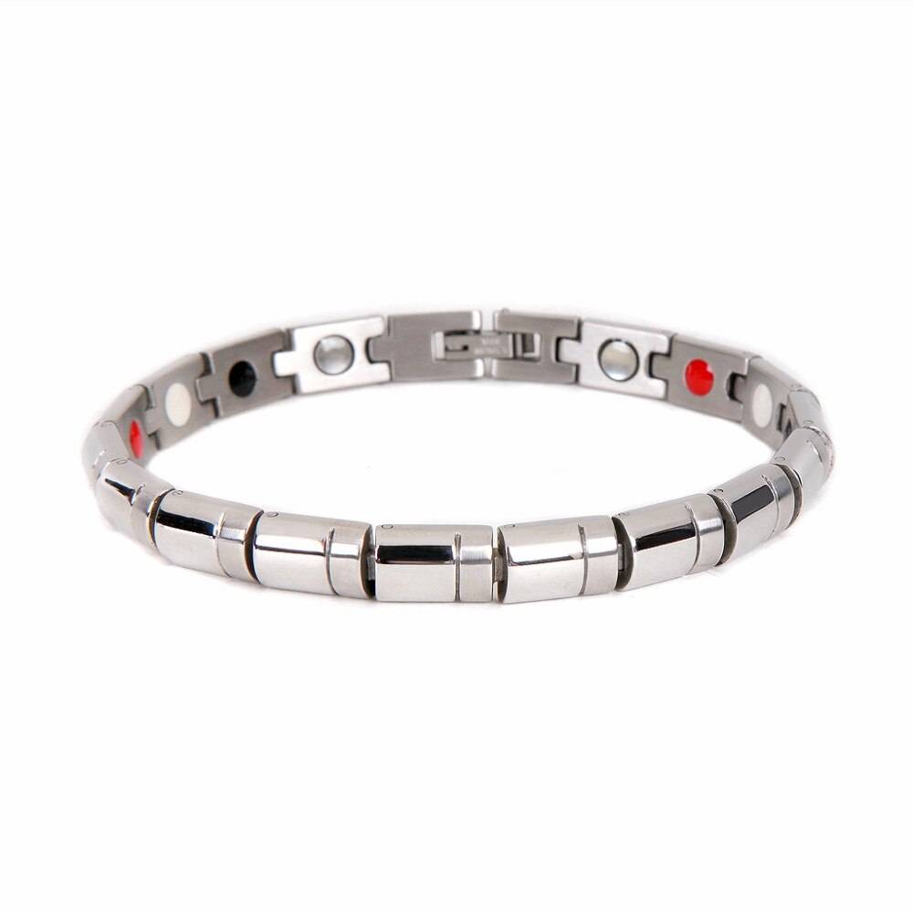 316L Stainless Steel Slim Magnetic Bracelet