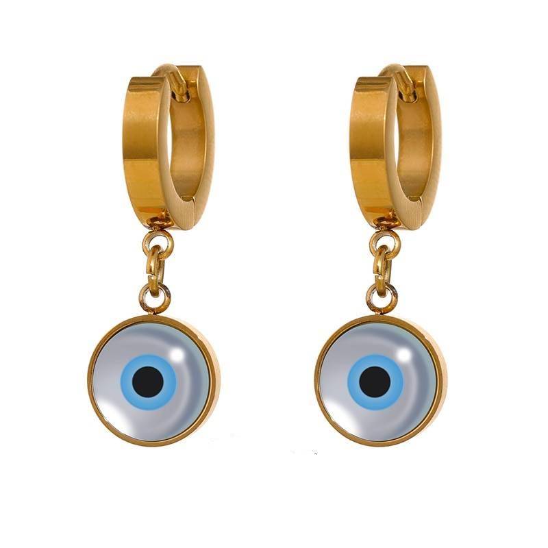 Natural Shell Blue Eye Hoop Earrings for Women – ZEHRA Uncategorized 8d255f28538fbae46aeae7: YH504A Gold