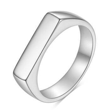 Flat Top Ring, Geometric Gold Ring, Silver Flat Top Ring, Geometric  Sterling Silver Ring, Gold Flat Top Ring, Dainty Stacking Ring - Etsy | Silver  rings simple, Gold bar ring, Gold rings