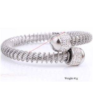 Adjustable Wire Charm Bangles for Women – MONIQUE Bangles 8d255f28538fbae46aeae7: Gold|Silver 
