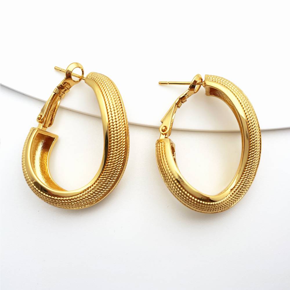Irregular Shaped Hoop Earrings For Women – BINITA Earrings Hoop Earrings 8d255f28538fbae46aeae7: 1|2