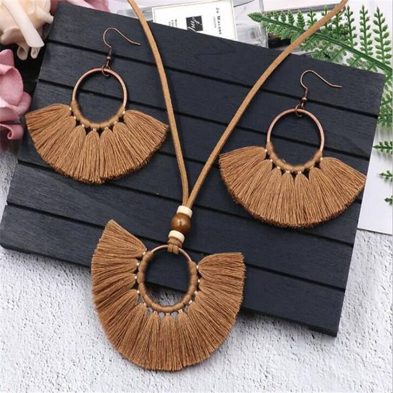 2019 Women's Earring and Necklace for Party Cute Tassel Indian Jewelry Set for Women Fashion Jwelry for Women Handmade Jewellery 8d255f28538fbae46aeae7: H21989|H21990|H21991|H21992|H21993|H21994|H21995|H21996|H21997|H21998