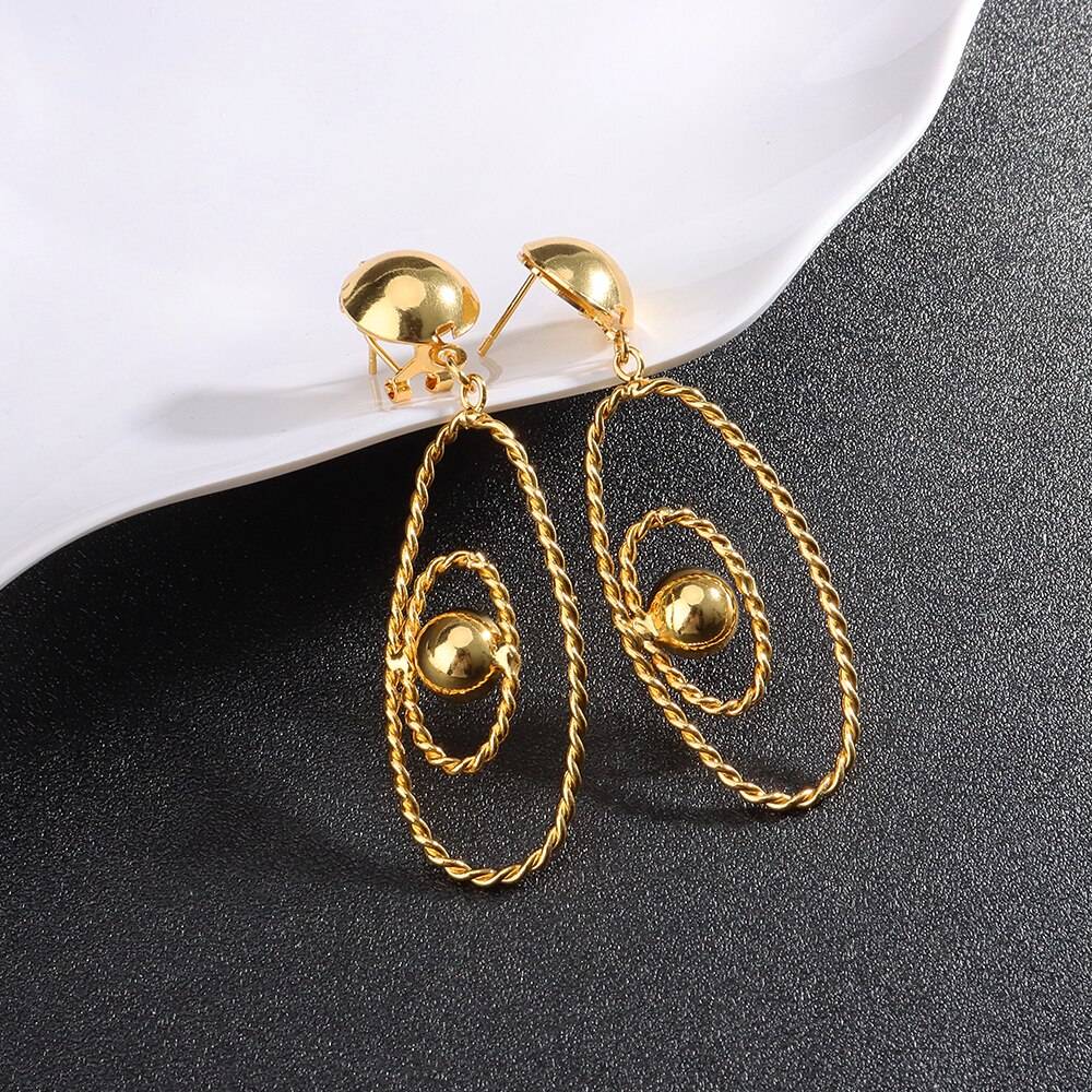 Fashion Jewelry Gold Color Dubai Jewelry Sets For Women African Party Wedding Gifts Necklace Bracelet Earrings Ring Jewellery Wedding Jewellery Set 8d255f28538fbae46aeae7: YKJ117|YKJ118