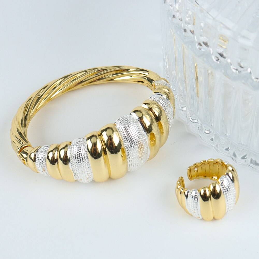 Classy Bangle and Ring Set – CHANTELLE Bangles Jewellery Sets Rings 8d255f28538fbae46aeae7: 1|2