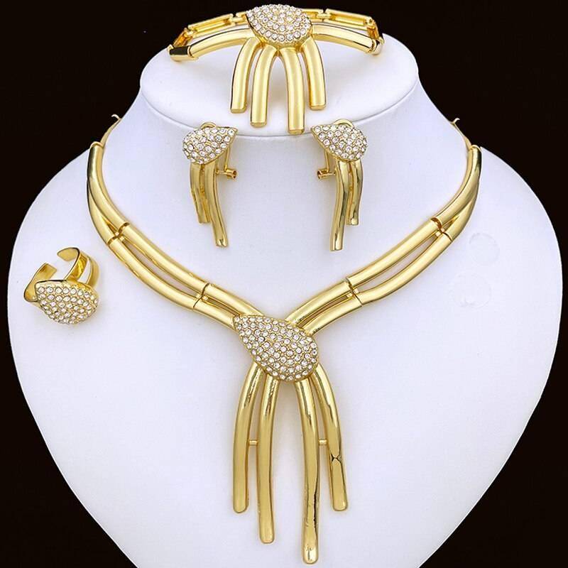 Unique Gold Plated Jewellery Set for Women – ABENA Jewellery Sets 8d255f28538fbae46aeae7: 477